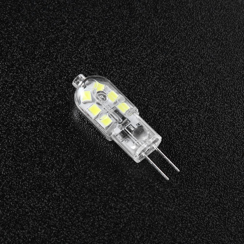Hillrong G4 200LM 2W SMD2835 12LED Corn Bulb for Crystal Lamp Chandeliers (DC