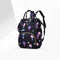 Fashion Women Printing Mummy Diaper Bag Nappy Large Handbag (Black Balloon)