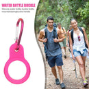 Outdoor Kettle Buckle Hook Camp Water Bottle Holder Carabiner (Rose Red)