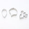 3pcs/set Butterfly Orchid Flower Petal Fondant Cake Mold Cutter Tools Newly
