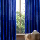 Modern Solid Color Satin Door Window Curtain Room Semi-shading Drape Curtai
