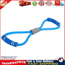 8 Word Chest Expander Rope Sports Workout Muscle Resistance Bands (Blue) Newly