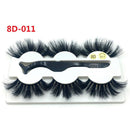 Lash Extension Full Volume Thick 8D Mink Hair False Eyelashes with Tweezer