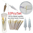 Tool DIY Embroidery Stainless Steel Cross Stitch Needle Threader Sewing Needles