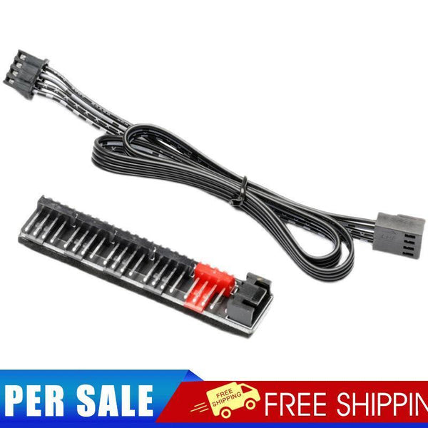 4 Pin PWM Cooler Fan Hub Splitter Extension PC Speed Controller Adapter