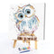 Cute Owl Oil Painting By Numbers Kit DIY Frameless Picture On Canvas Craft