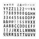 DIY Letter A6 Combination Cinema LED Light Box Battery Powered Lamp (Black)