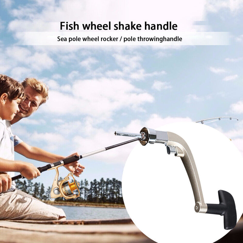 Spinning Fishing Reel Folding Handle Metal Rocker Arm Fishing Tackle Accessor