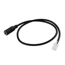 RJ9 4P4C Male to 3.5mm Female Headset Audio Converter Adapter Cable Wire