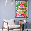 Rhinestone Alphabet Creative Abstract Diamond Painting Full Round Drill Poster