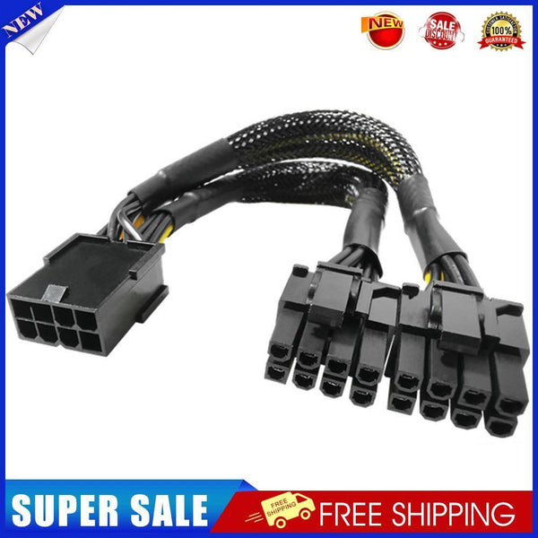 Graphics Card 8Pin to Dual 8Pin (6+2) GPU Power Cable for BTC Mining Board