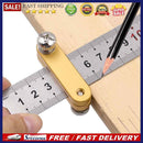 Steel Ruler Positioning Block Angle Scriber Line Marking Gauge for Ruler Locator