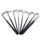 8PCS Stainless Steel Ceramic Clay Sculpture Wax/Rubber Handle DIY Ceramic Carving