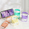 Mini Mobile Holder Creative Folding Chair Table Cell Phone Stand (Purple) Newly