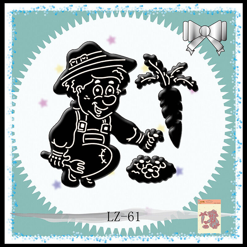 Radish Embossing Metal Cutting Dies Stencils for Scrapbook Album Pull Paper-1835