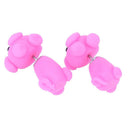Women European Animal Polymer Clay Ear Studs Earrings (Rose Red Pig) Newly
