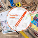Circle Marking Scribe Woodworking Drawing Compass Industry Tool L Size (B) Newly