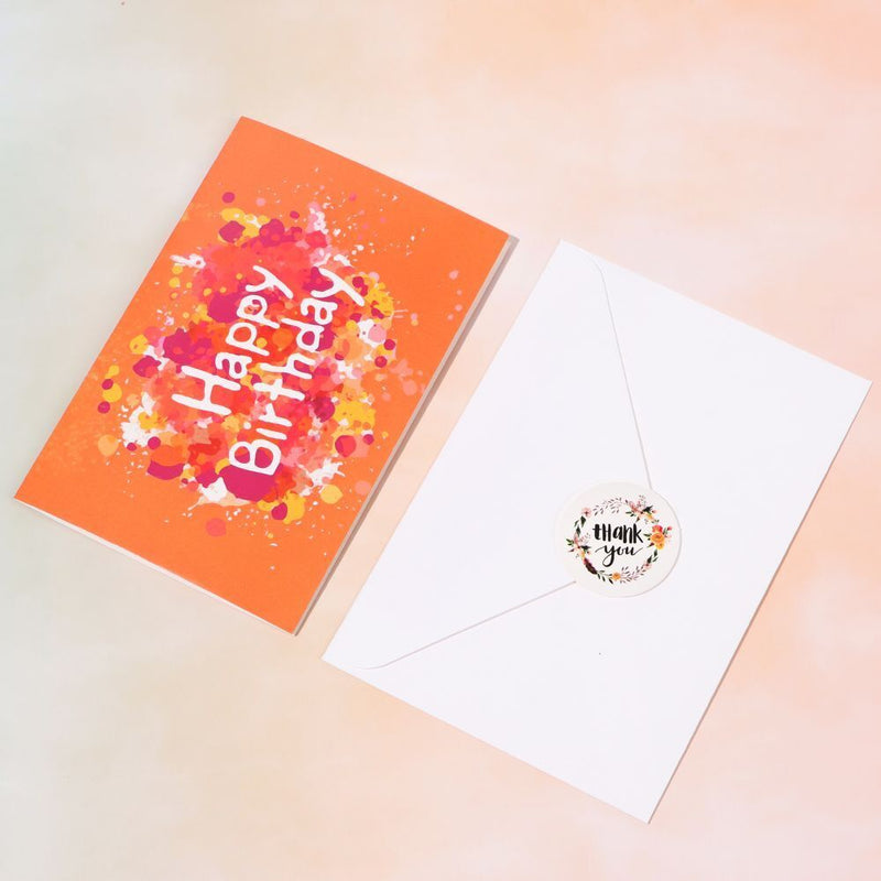 Wishes Thanks Card Message Cards Greeting Card Happy Birthday Party Supplies