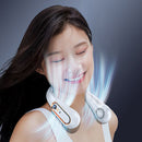 #A Bladeless Fan Mini Outdoor Sports Neck Cooler Lazy Neckband Fan USB Rechargea