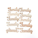 Script Alphabet Tree Crafts Wedding DIY Family Word Decorations Wooden Letters