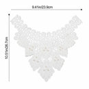Lace Fabric Applique Embroidery Collar Neckline Accessories Embroidered Lace