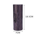 Portable PU Leather Makeup Storage Holder Cosmetic Brush Pen Cup Box (E)