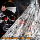 40pcs Spiders Halloween Spider Web Halloween Decorations Prop Party.