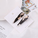 Accessories Elegant Leopard Print Headband Hairpin Barrettes Acetate Hair Clip