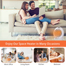 Electric Space Heater Fast Heating Small Heaters Fan - 2000W for Table Desk