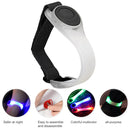 LED Luminous Night Running Arm Band Reflective Safety Warning Belt (Black)