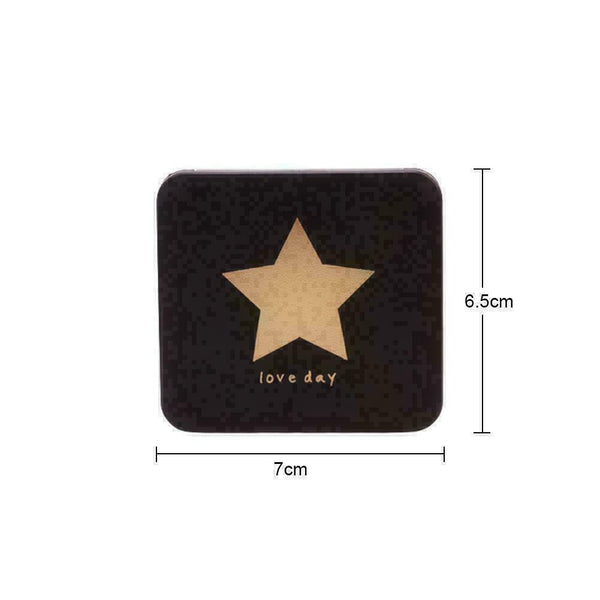 Cosmetic Mirror Double Sided Portable Compact Pocket Foldable Make-up C5J9 E6B4