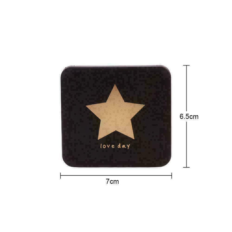 Cosmetic Mirror Double Sided Portable Compact Pocket Foldable Make-up C5J9 E6B4