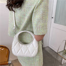 Fashion Crossbody Bags Niche Design Women Round PU Leather Shoulder Handbags