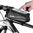 WILDMAN Waterproof Mountain Bike Frame Front Bag Bicycle Mobile Phone Holder Bag