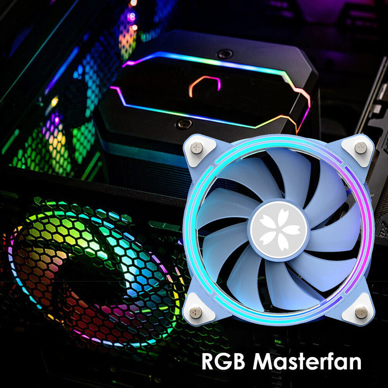 Yeston ZEAGINAL ARGB CPU Cooling Cooler Fan 4Pin PWM PC Case Heatsink Radiator