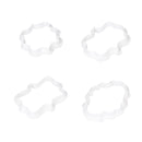 4pcs Plastic Pastry Cookie Biscuit Cutter Cake Decorating Mold Tool