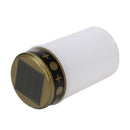 Cemetery Electronic LED Candle Lamp Flameless Solar Decor Tea Light (White)