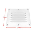Yacht Caravan Boat Marine Parts Square Louvre Vent Grill Cover Louvered Vents