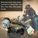 Beach kart accessories 5-pin ignition key iron head electric waterproof M8U2