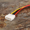 5pcs 4 Pin IDE Male to Dual SATA Y Splitter Female HDD Power Adapter Cable