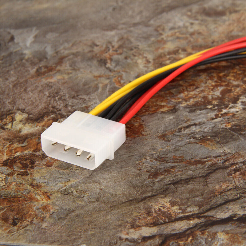 5pcs 4 Pin IDE Male to Dual SATA Y Splitter Female HDD Power Adapter Cable