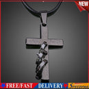 Classic Cross Rings Pendant Necklace Boy Girl Jewelry Unisex