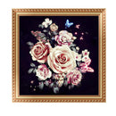 Rose 5D Diamond Painting Embroidery DIY Cross Stitch Home Decor Gift(Beige Newly