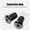 2pcs Bicycle Bar End Plugs Aluminum MTB Road Bike Handlebar Caps (Black) Newly