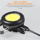 COB LED Mini Flashlight Keychain Camping Waterproof Pocket Clip Work Lights