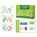 Kids Learn To Write, Tracing Practice & Wipe Books Kids Fun Practice Educationa`