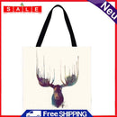 Jump car shopping bag with moose print (40 x 40 cm)