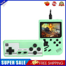 Pocket Handheld Game Console Gamepad 500 Video Games Player Gift (Green)