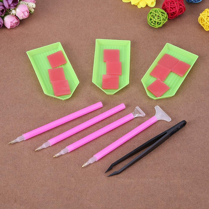 5D Diamond Painting Embroidery Pen DIY Cross Stitch Place Drilling Toolkit