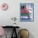Hummer 14CT Stamped Cross Stitch Kits DIY Print Canvas Needlework (D586)